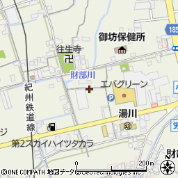 和歌山県御坊市湯川町財部802-1周辺の地図