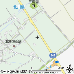 愛媛県西条市小松町北川445周辺の地図