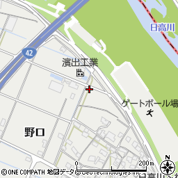 和歌山県御坊市野口1503-1周辺の地図
