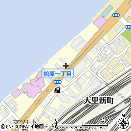 カースタレンタカー１９９号門司駅南店周辺の地図