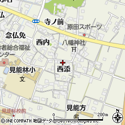 徳島県阿南市見能林町西添29周辺の地図