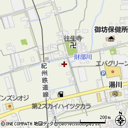 和歌山県御坊市湯川町財部799-2周辺の地図
