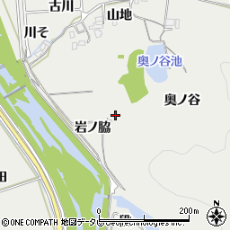 徳島県阿南市長生町岩ノ脇周辺の地図