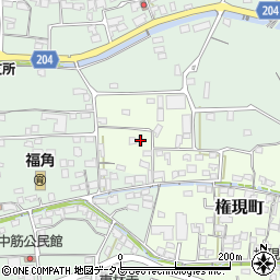 愛媛県松山市権現町128-1周辺の地図