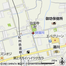 和歌山県御坊市湯川町財部415周辺の地図