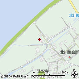 愛媛県西条市小松町北川313-1周辺の地図