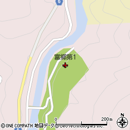 富郷第１キャンプ場周辺の地図