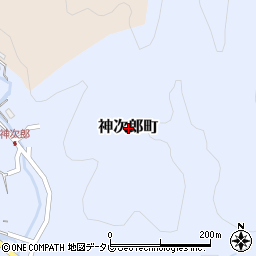 愛媛県松山市神次郎町周辺の地図