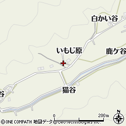 徳島県阿南市見能林町いもじ原周辺の地図