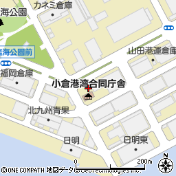 福岡県北九州市小倉北区西港町103周辺の地図