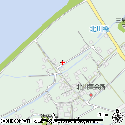 愛媛県西条市小松町北川318-5周辺の地図