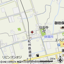 和歌山県御坊市湯川町財部439周辺の地図