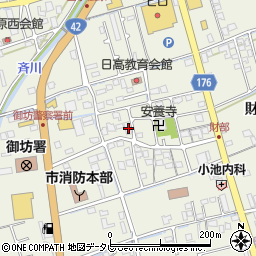 和歌山県御坊市湯川町財部271-1周辺の地図