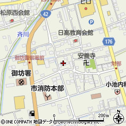 和歌山県御坊市湯川町財部271周辺の地図
