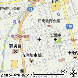 和歌山県御坊市湯川町財部264周辺の地図