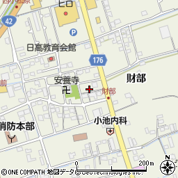 和歌山県御坊市湯川町財部291-1周辺の地図