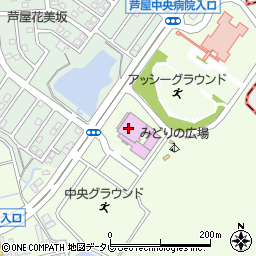 芦屋町総合体育館周辺の地図