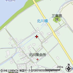 愛媛県西条市小松町北川395周辺の地図