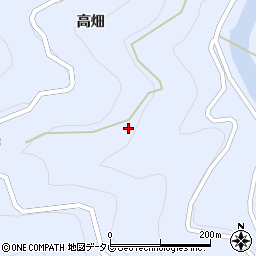徳島県勝浦郡上勝町生実石本周辺の地図