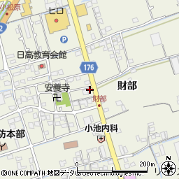 和歌山県御坊市湯川町財部296-1周辺の地図