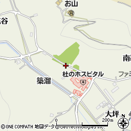 徳島県阿南市見能林町築溜枕周辺の地図