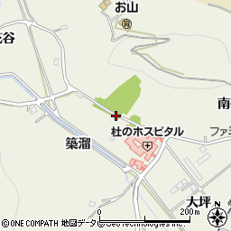 徳島県阿南市見能林町（築溜枕）周辺の地図