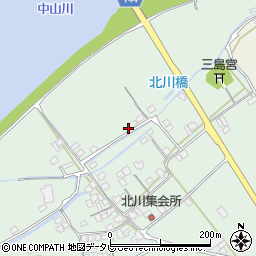 愛媛県西条市小松町北川318-3周辺の地図