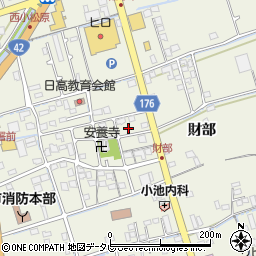 和歌山県御坊市湯川町財部303周辺の地図