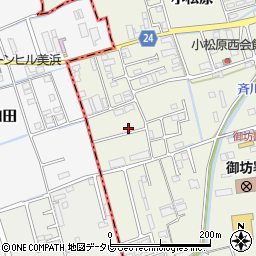 和歌山県御坊市湯川町小松原610周辺の地図