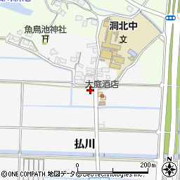 福岡県北九州市若松区払川312周辺の地図