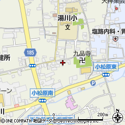 和歌山県御坊市湯川町小松原220周辺の地図