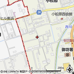 和歌山県御坊市湯川町小松原610-4周辺の地図