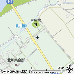 愛媛県西条市小松町北川375周辺の地図