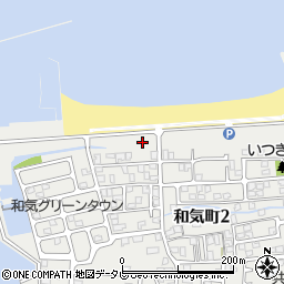 和気浜緑地周辺の地図