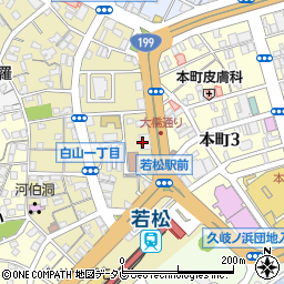 明光義塾若松駅前教室周辺の地図