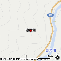 徳島県つるぎ町（美馬郡）一宇（漆野瀬）周辺の地図