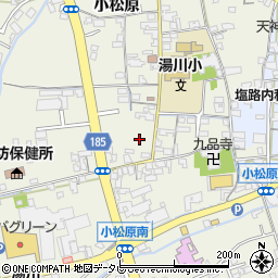 和歌山県御坊市湯川町小松原256周辺の地図