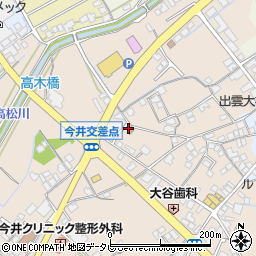 愛媛県西条市丹原町今井329-1周辺の地図