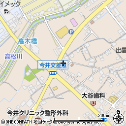 愛媛県西条市丹原町今井332周辺の地図