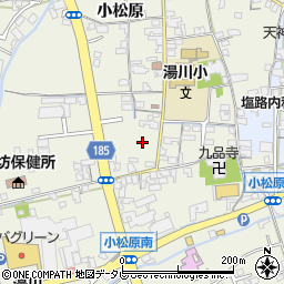 和歌山県御坊市湯川町小松原257周辺の地図
