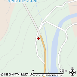 和歌山県田辺市龍神村福井607周辺の地図