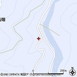 徳島県勝浦郡上勝町生実栂瀬周辺の地図