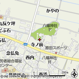 徳島県阿南市見能林町寺ノ前周辺の地図