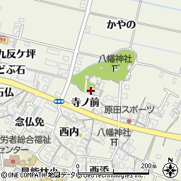 徳島県阿南市見能林町（寺ノ前）周辺の地図