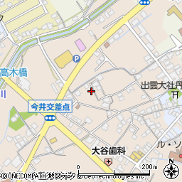 愛媛県西条市丹原町今井318周辺の地図