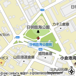 日明臨海公園トイレ周辺の地図