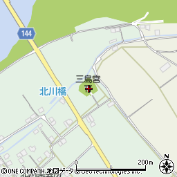 愛媛県西条市小松町北川368周辺の地図