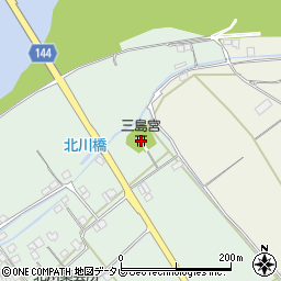 三島宮周辺の地図