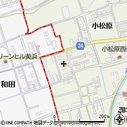 和歌山県御坊市湯川町小松原602周辺の地図