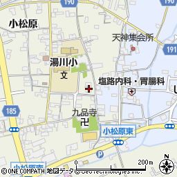 和歌山県御坊市湯川町小松原187周辺の地図